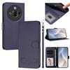 Happy Heart Pattern Magnetic Closure Vegan Leather Phone Case With Wrist Strap For ZTE Blade A56 4G