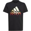 adidas Футболки Унисекс Черные С Круглым Вырезом Умеренный Прямой Крой GJ6490