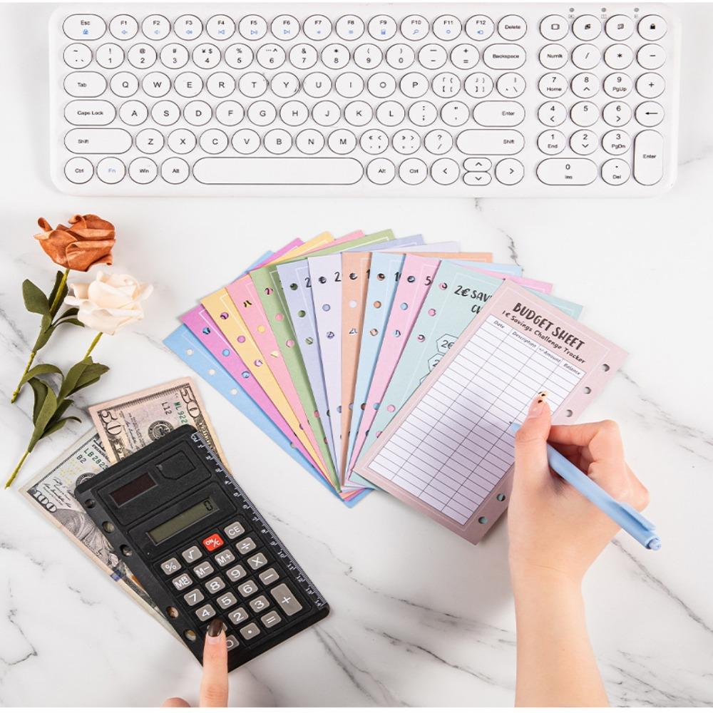 48 шт. 52 недели Save Challenge Экономия Карточки A6 100 Конвертов Планирование Бюджета Книга