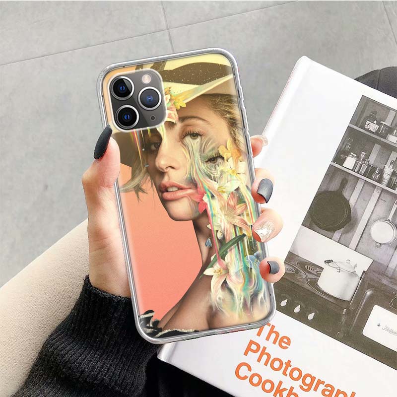 lady gaga singer Phone Case For Apple iPhone 17 Air 16 15 Plus 14 + 13 Mini 12 11 Pro Max 7 8 SE 16Max Soft Shell Cover Coque 17