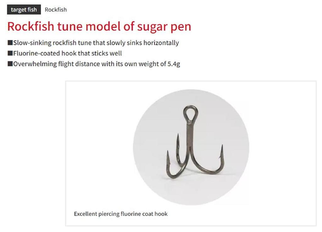 Bassday Тонущая приманка Sugar Pen 58S 5,4 грамма C-442 (7137)