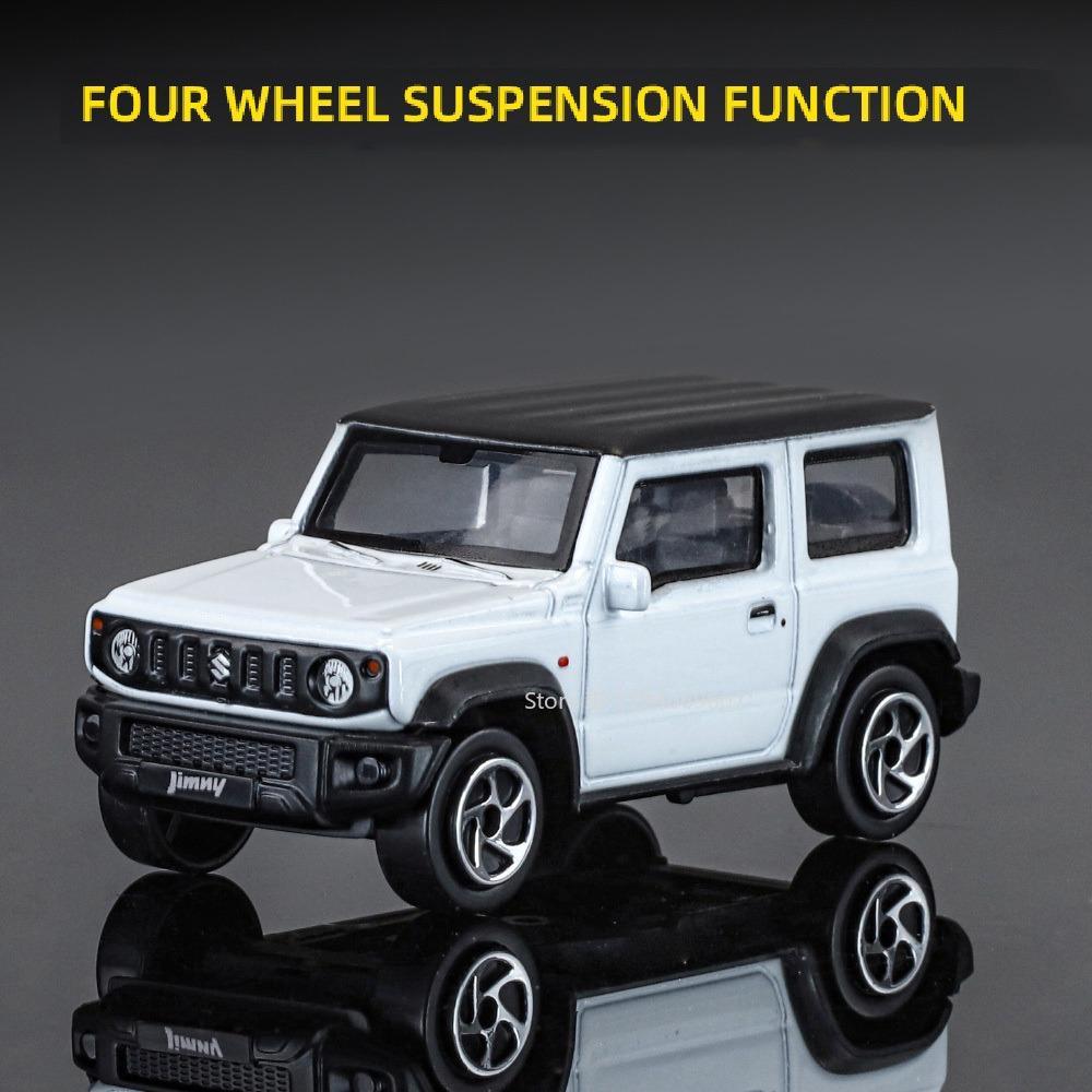 SCCF4 1:52 Suzuki Jimny Model Toy Cars Alloy Diecast Miniature Vehicles Slide Forward Exquisite Interior Shock Absorption Kids Gifts