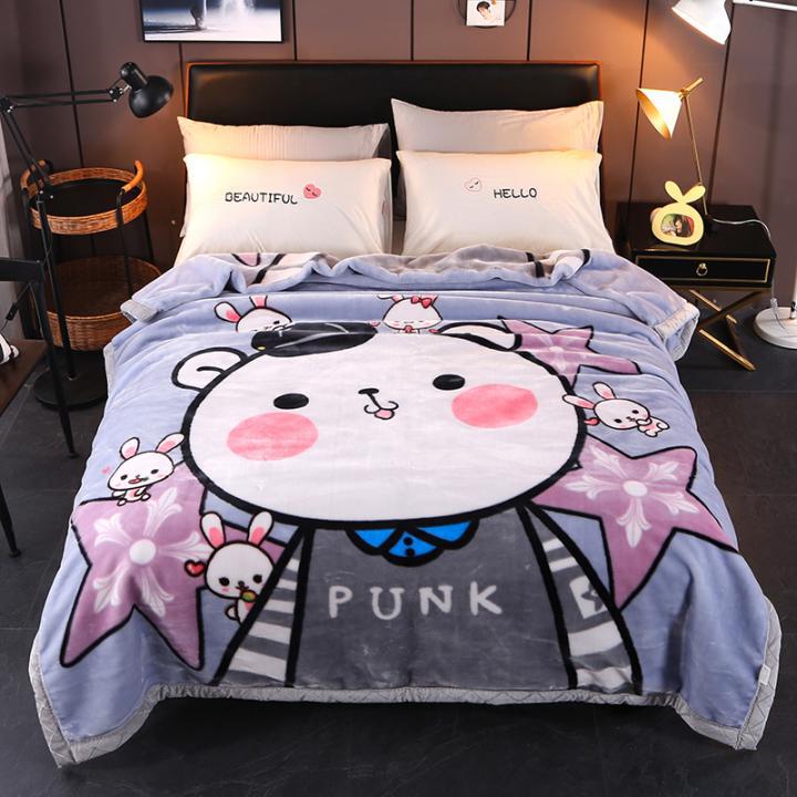 Зимнее теплое двухслойное толстое одеяло Рашель