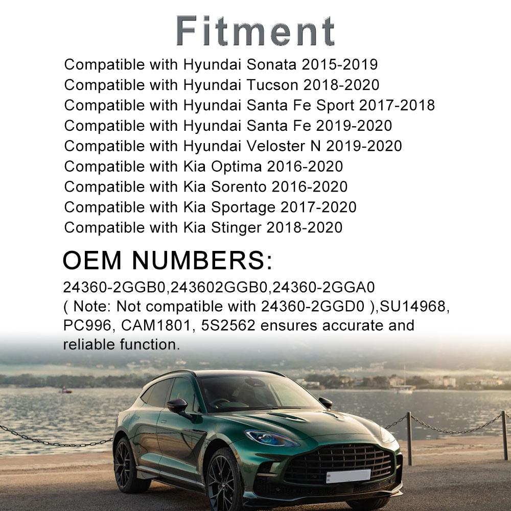 Датчик положения распределительного вала Длинный тип Для Hyundai Sonata Santa Fe Tucson Genesis G70 Kia Optima Sorento Sportage Stinger 24360-2GGA0