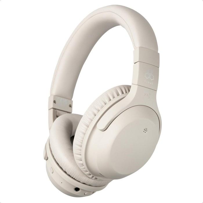 Final UX2000 Noise Cancelling Bluetooth Headphones Bluetooth 5.3 Low Latency 60h Playtime Cream