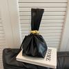 2026 new autumn and winter retro folds mini sense niche quirky bucket bag small bag women