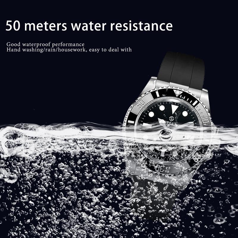 Start Men's Watch Diving Watch Luminous Waterproof Automatic Mechanical Watch Calendar Function Sports Men's Watch