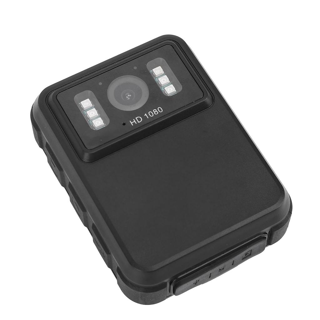 Body Mounted Camera Night Vision 1080p HD Portable Body Wearable Video Camera Loop Recording 130 Degrees