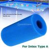Set of 4 Type A Spa Swimming Pool Filter Foam Cartridge Blue