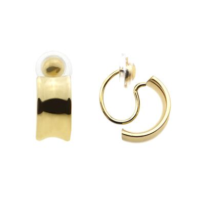 Набор из нержавеющей стали, гипоаллергенные серьги-кольца CURVE, 2 шт., сталь, 316L, женские, серьги без проколов, манжеты, металлы, серьги, (Золотой цвет)