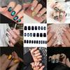 24PCS Cat Eye Press On Nails Short Artficial Nails Reusable Acrylic Nails  DIY Manicure Art