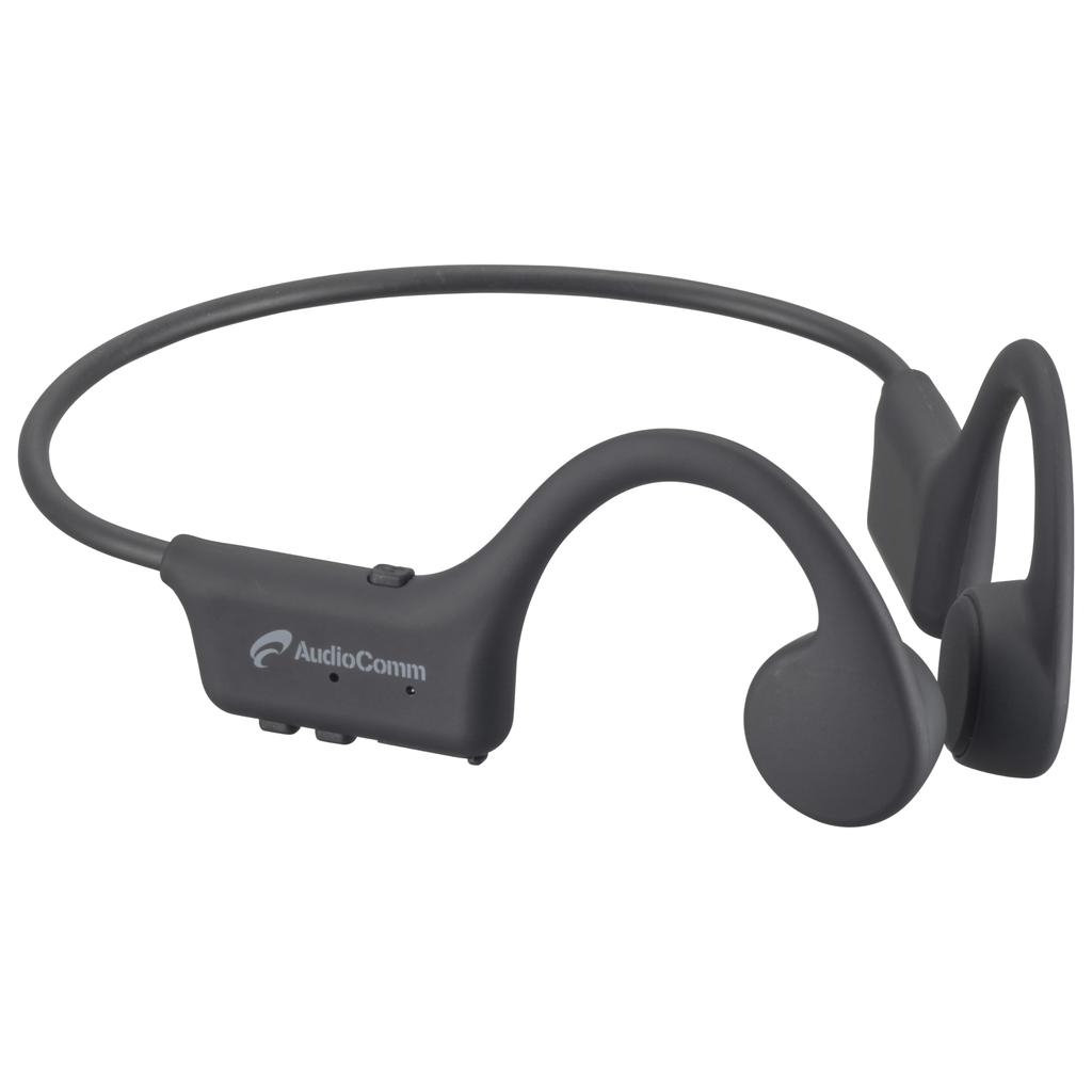 Ohm Denki AudioComm Bone Conduction Wireless Does Not Block Your Bluetooth Open Ear OHM Earphones, Earphones, Ears, 5.3, Smartphone, Hands-Free Calls,