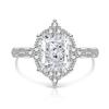 925 Sterling Silver Ice Cut Colored Gem Inlaid Super Sparkling High Carbon Diamond Ring for Women Fashion Daily Party Jewelry Gift