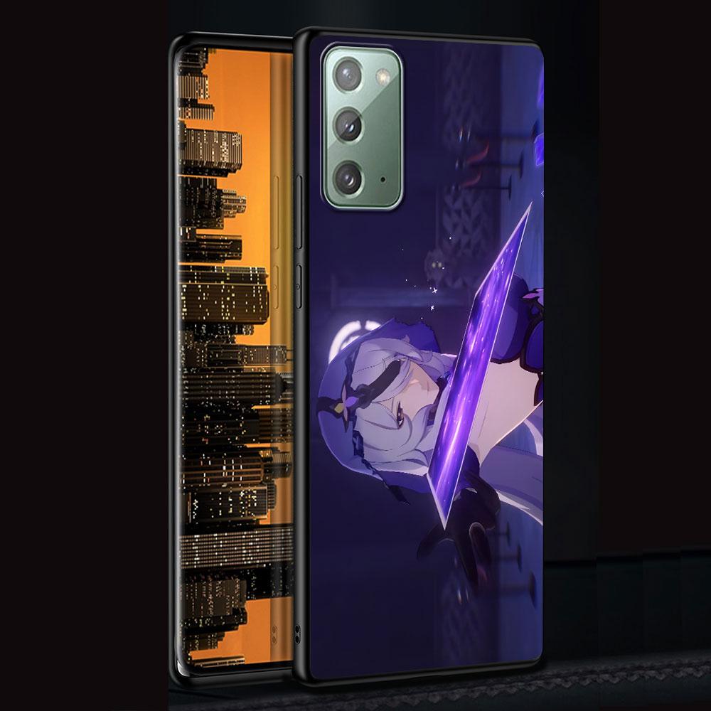 Черный лебедь Honkai Star Rail Dan Heng чехол для Samsung Galaxy Note 20 Ultra 8 10 Lite 9 TPU чехол для телефона Note 10 Plus черный корпус
