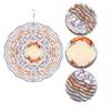 360 Degree Rotating 10 Inch Hanging Wind Spinner Elegant Metal Garden Decor for Patio Balcony Outdoor Year Round Art Gift for Family Friends