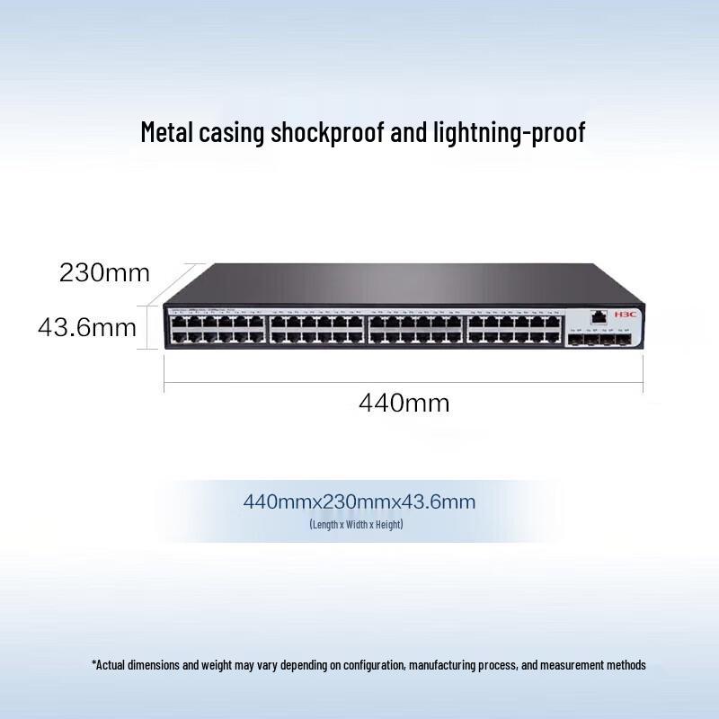 H3C S1850V3-52P-EI Gigabit Managed Network Switch