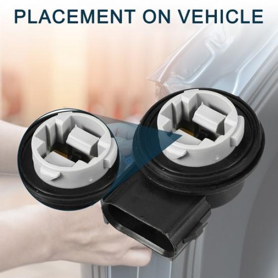 2Pcs Turn Signal Tail Light Socket for Ford F-250 04-07 3 P No.2U5Z13411BB