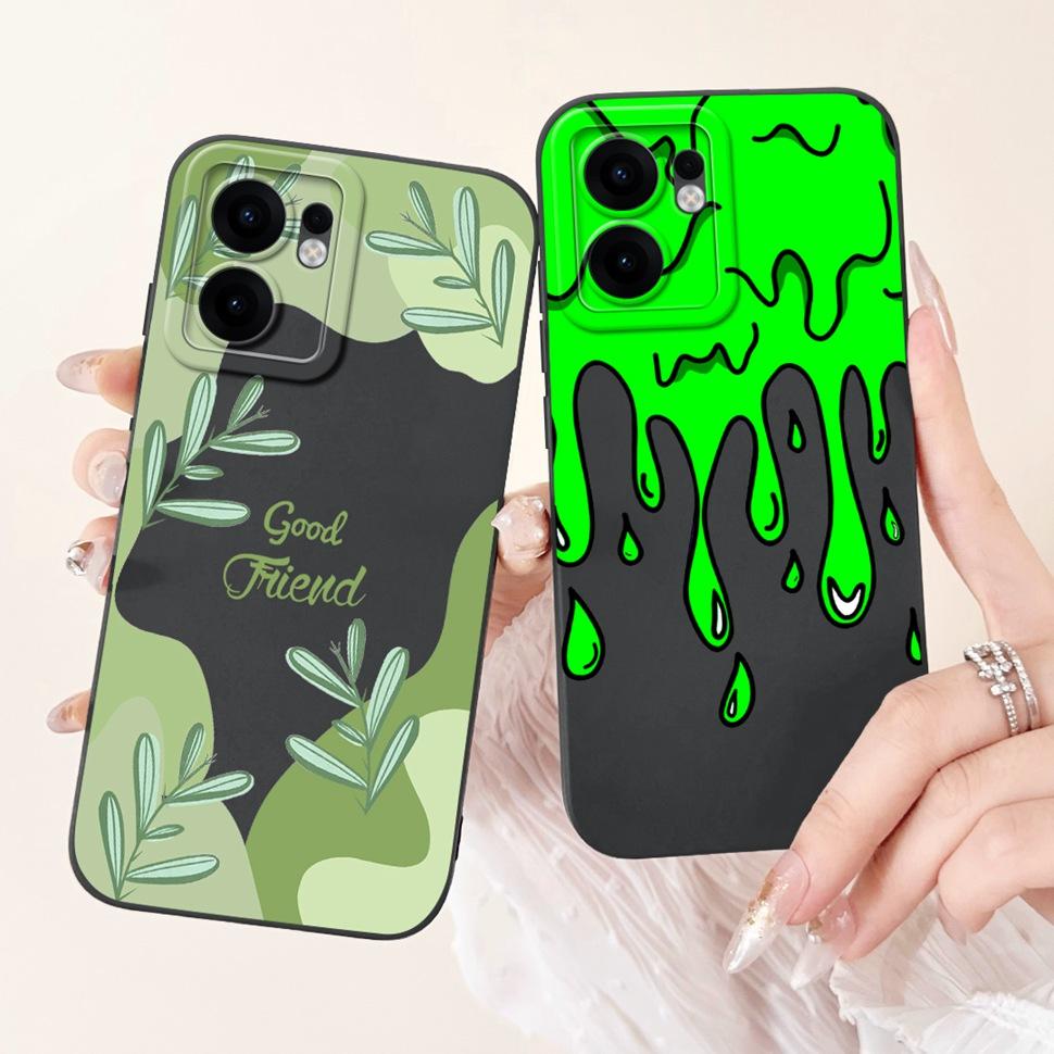 For Oppo Reno 13F 5G Case CPH2699 Unique Painted Cover Soft Silicone Phone Cases For Oppo Reno13 F 13F Reno13F Full Bumper Capa