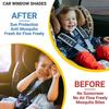 Pack of 2 Sun Protection Car Side Window Screen Universal Sun Visor Net for Side Windows Mesh Material Baby Children Pets Darkening Protection Privacy