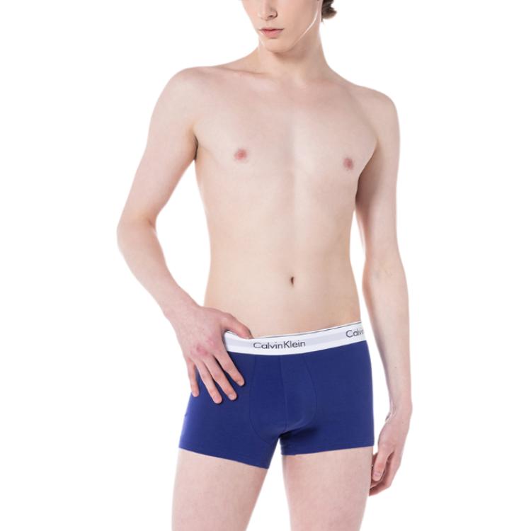 Calvin Klein Удобные трусы-боксеры с буквенным принтом, комплект из 2 пар мужского нижнего белья NB1086-LZV