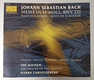 CD РАЗЛИЧНЫЕ Месса си минор Bwv 232 70322 Collins Classic 1994 Великобритания Классика Б/у