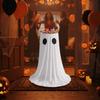 Luminous Halloween Glowing Ghost Treat Bucket Standing Halloween Candy Holder  Party