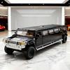 НОВЫЙ 1/32 Hummer H2 Лимузин Сплав Модель Автомобиля Игрушка Литье под Давлением Металлическое Литье Звук и Свет Автомобильные Игрушки для Детей Транспортное Средство