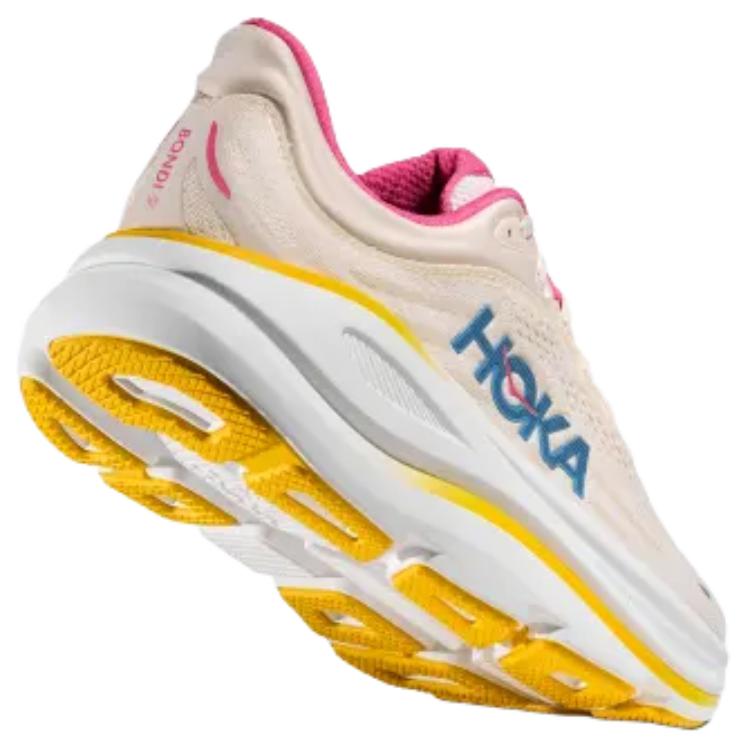 HOKA Bondi 9 Alabaster Birch Женские кроссовки Кремовые 1162012-ALBST