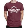 Винтажная футболка Greenland Glaciers Icebergs для мужчин с круглым вырезом, хлопковые футболки с коротким рукавом, размер 5XL, одежда