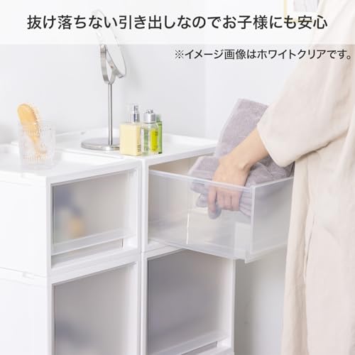 [Эксклюзивно для Amazon.co.jp] Контейнер Tenma Fits, Многофункциональный ящик для хранения, Для хранения на кухне, Ширина 35 см x Глубина 40 см x Высота 20 см, Для хранения белья, Экономия места, Одежда