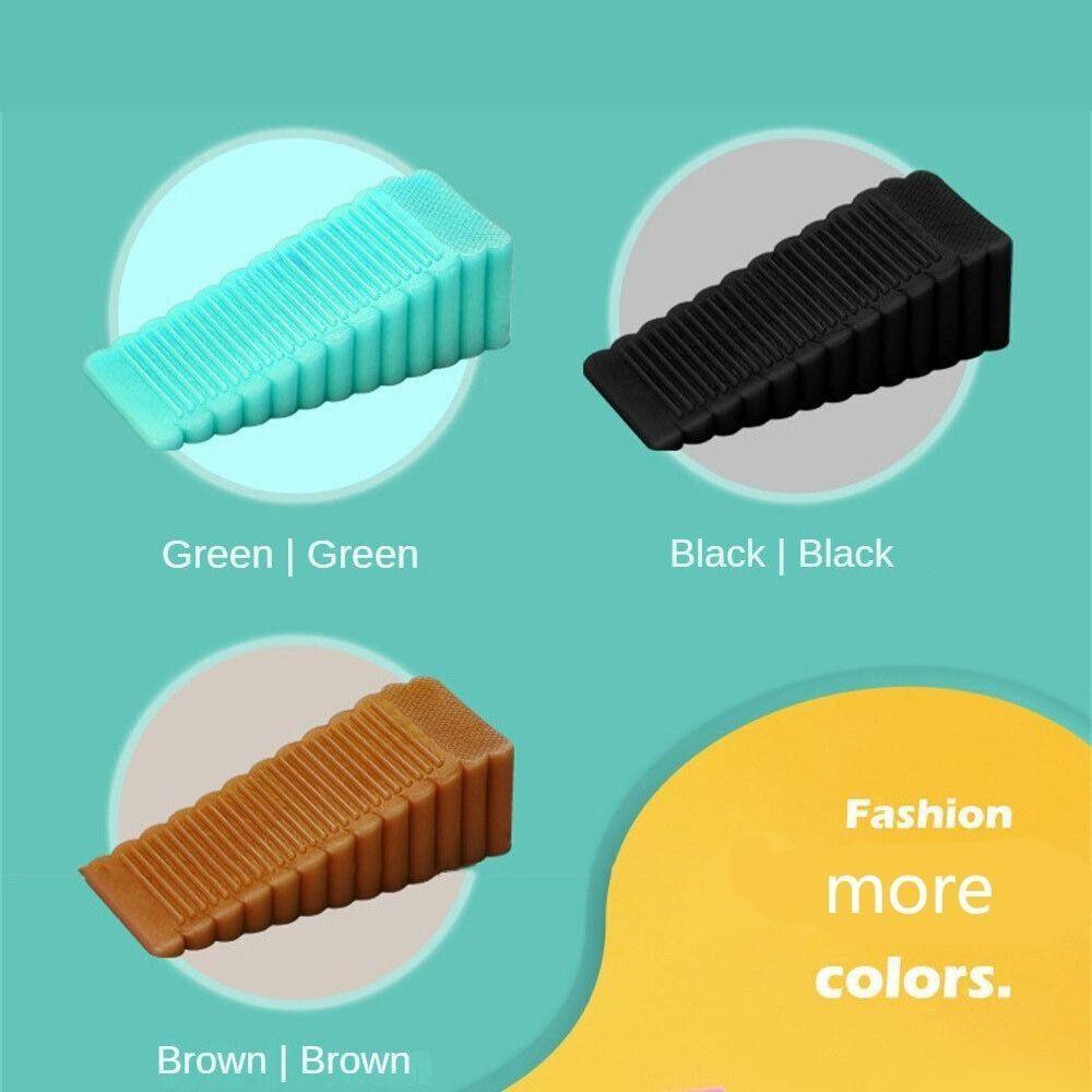 Shock Door Stopper Silicone Handle Stopper Portable Absorbent Block Wedge  Door
