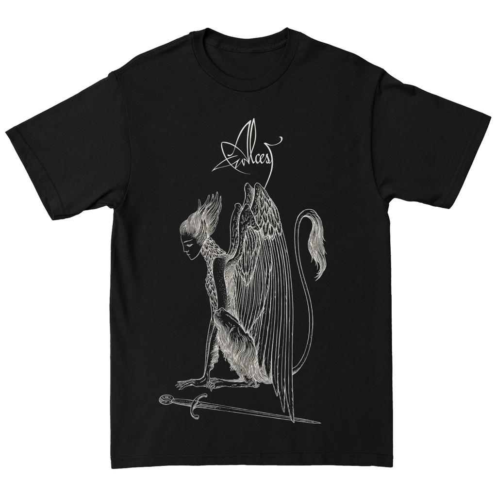 Fit ALCEST French Black Metal Band Shortsleeved Rock Pink American Streetwear Retro Loose Print Mens and Womens Tshirt