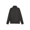 Puma Куртка T7 Forward History с логотипом, на молнии, со стойкой, с длинным рукавом, спортивная куртка в стиле ретро, мужская куртка, черная 621351-01