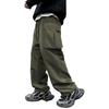 Men's Overalls Drawstring  Multi Pocket Casual Pants Hiking Pants Cotton Twill Pants
