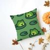 FFrog Aesthetic Cushion Cover Washable Linen Pillowcase Soft  for Daily Sofa Bed Home Room Decor
