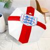 EnglFootball Crest Automatic Folding Umbrella - 8-Rib Travel Umbrella with Auto Open/Close & Portable, Gift for Christmas, Birthdays