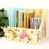 Bookshelf Desktop Document Shelf Multi Layer Multi Function Large Capacity Document Basket Sorter Information Storage Box Office Supplies
