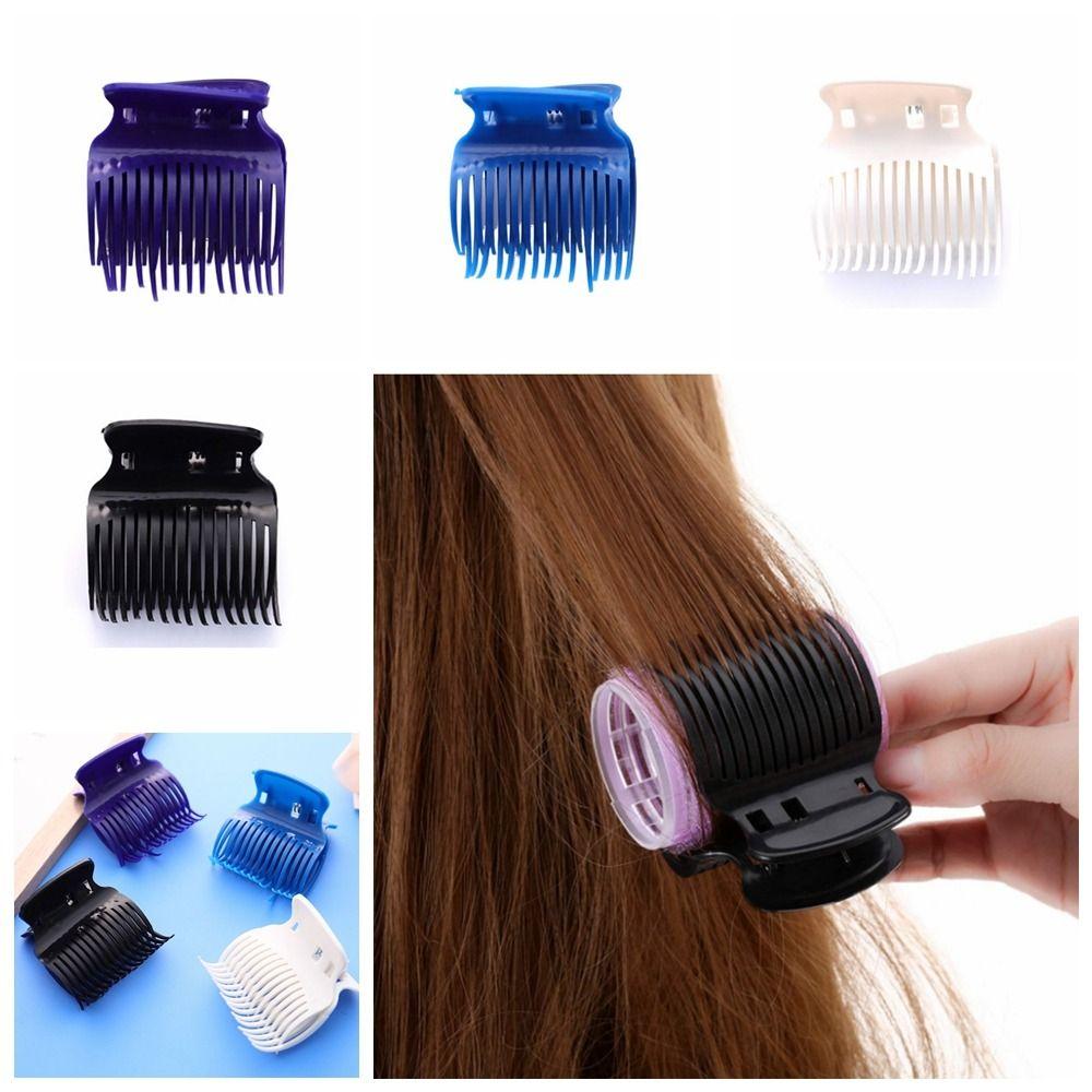 12pcs/set White Hair Dye Perm Insulation Clips Black Hot Roller Super Hair Accessories Barber