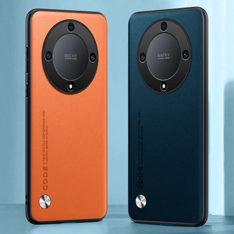 Роскошный чехол из искусственной кожи для Honor X9A X9B Magic 5 6 Lite 5G, задняя крышка, силиконовый защитный чехол для телефона Honor Magic 5 6 Pro