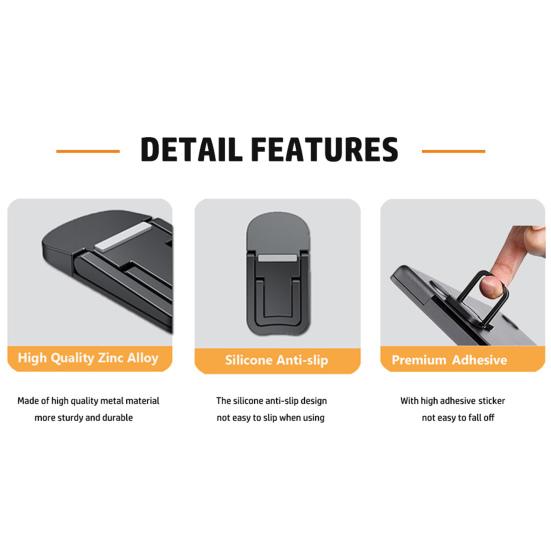 Foldable Laptop Stand Easy Installation Mini Portable Notebook Support Holder Size Adjustable Riser Laptop