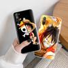 Чехол One Piece Luffy TPU для iPhone XR 7 8 14 15 11 12 13 X XS Pro Max Xiaomi Redmi 13C Note 9 Samsung A22 S23 S24 Ultra Plus VIVO