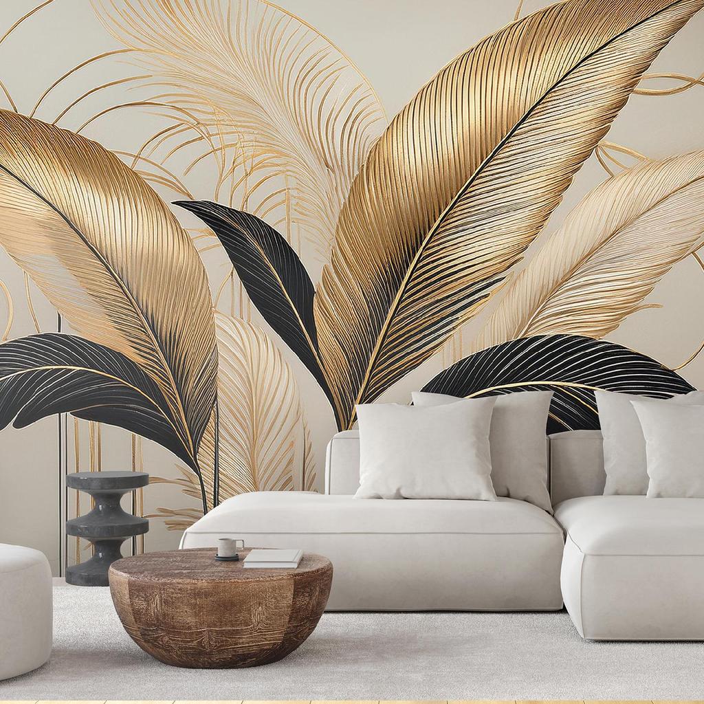 Wallpaper Leaves Boho Botany