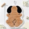 Animal Back Kitchen Tools Super Absorbent Hanging Towel Cute Tableware Cleaning Towel  Kitchen