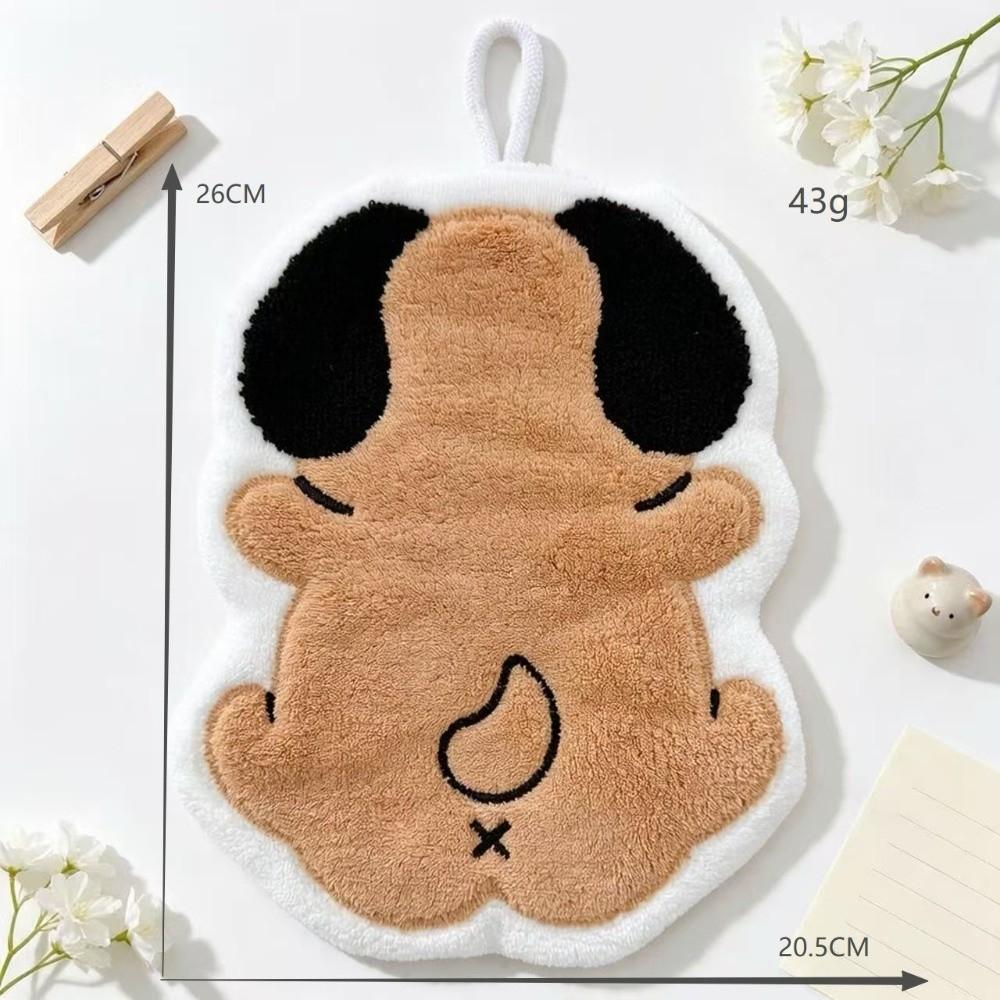 Animal Back Kitchen Tools Super Absorbent Hanging Towel Cute Tableware Cleaning Towel Kitchen
