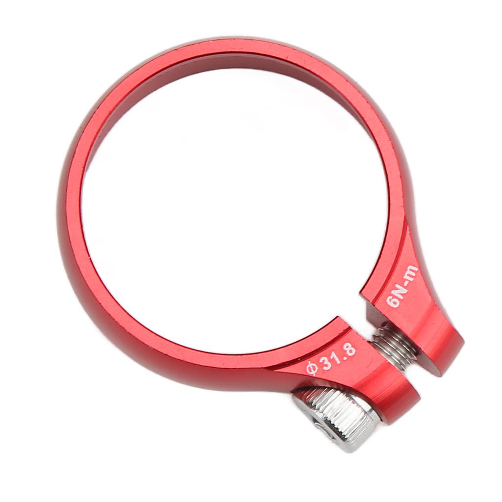 G‑500 Seat Post Clamp Bicycle Aluminum Seatpost Clamp 31.8mm Ultralight for Road Mountain BikesRed