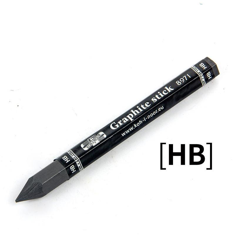 HB/2B/4B/6B Бездеревянный шестигранный графитный стержень-карандаш Жирный черный уголь Художник Эскиз Рисование Графитовый стержень Художественные принадлежности