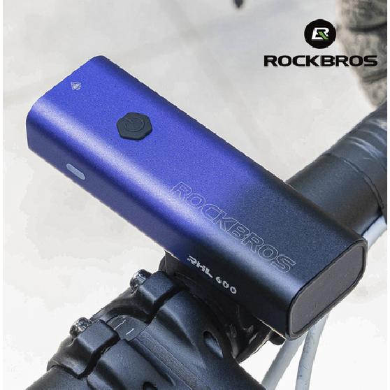 ROCKBROS Велосипедный фонарь USB-перезаряжаемый Передний свет для горного и шоссейного велосипеда Ночной светодиодный