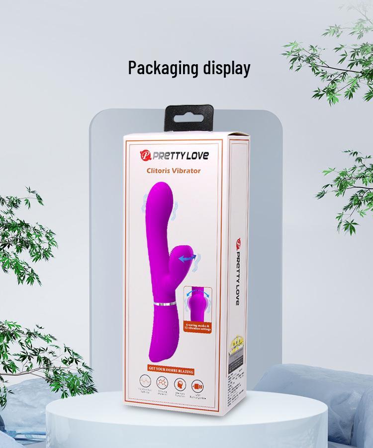 Pilot Dual Motor Silicone Vibrator for Women's Self-Stimulation with Multi-Frequency Vibration and USB Charging