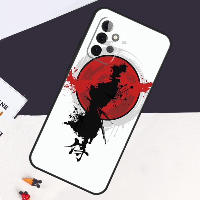 Japanese Bushido Samurai Case For Samsung Galaxy A54 A34 A14 A52S A12 A22 A32 A52 A50 A51 A71 A13 A53 A33 Cover