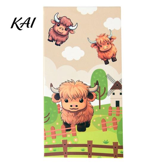 Removable Index Tabs Highland Yak Shaped Sticky Notepads Set, Cute Cartoon Paper Memo Pads, Desktop Organization Tools Assorted Shapes And